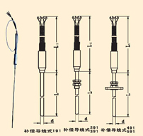 补偿导线式铠装热电偶